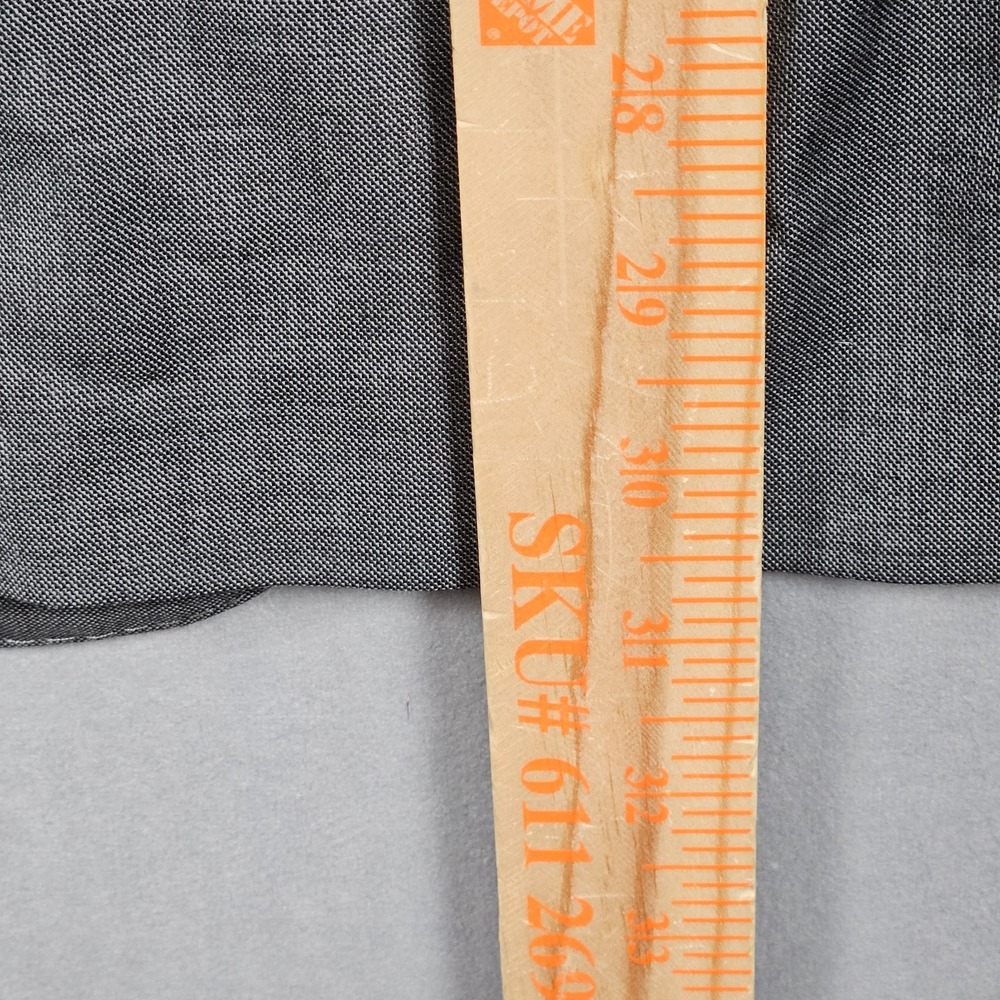 Peter Millar Blazer Mens 46R Gray Wool Two Button Formal Vented Suit Jacket - Picture 11 of 13